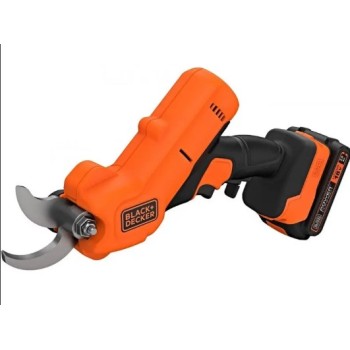 BLACK+DECKER 18 V akumuliatorinės sodo žirklės, 1 x 2,0 Ah ličio jonų akumuliatorius, įkroviklis BCPP18D1-QW