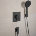 Dušas izvads Hansgrohe FixFit Fine E, pulēts melns hroms 28883340