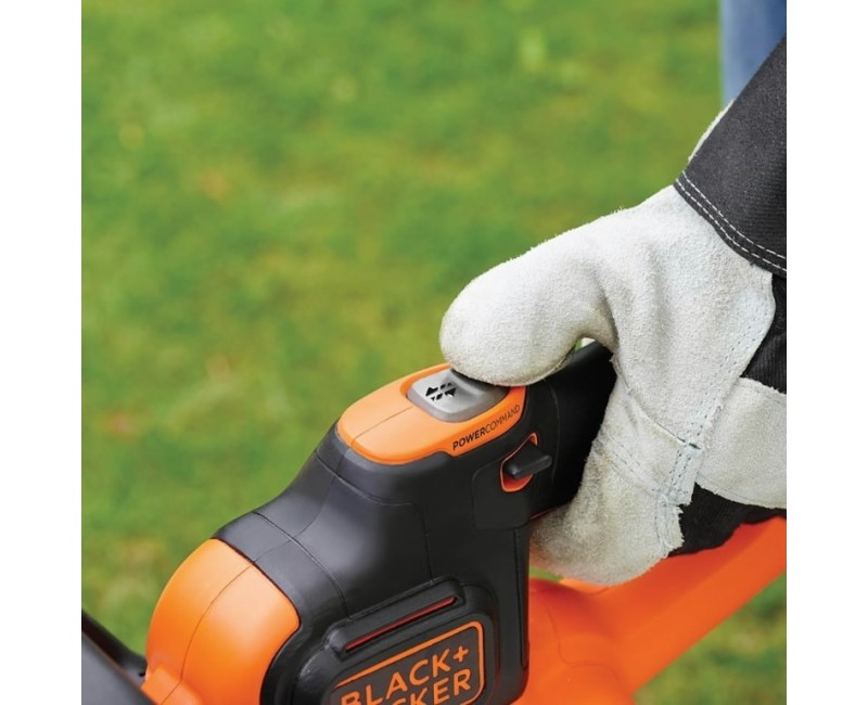 Кусторез BLACK+DECKER 18 В, Аккумуляторный длина 45 см, 1 аккумулятор 2,0 Ач, зарядное устройство GTC18452PC-QW