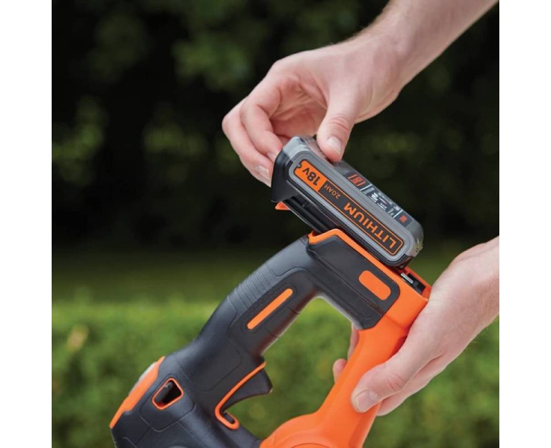 Dzīvžoga šķēres BLACK+DECKER 18 V akumulatora 45 cm, bez akumulatora un lādētāja GTC18452PCB-XJ