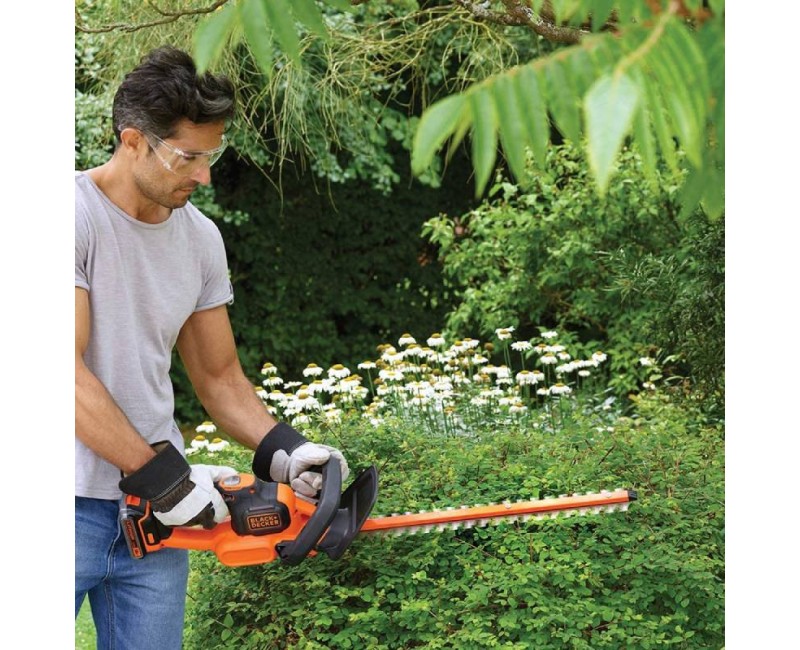 Dzīvžoga šķēres BLACK+DECKER 18 V akumulatora 45 cm, bez akumulatora un lādētāja GTC18452PCB-XJ
