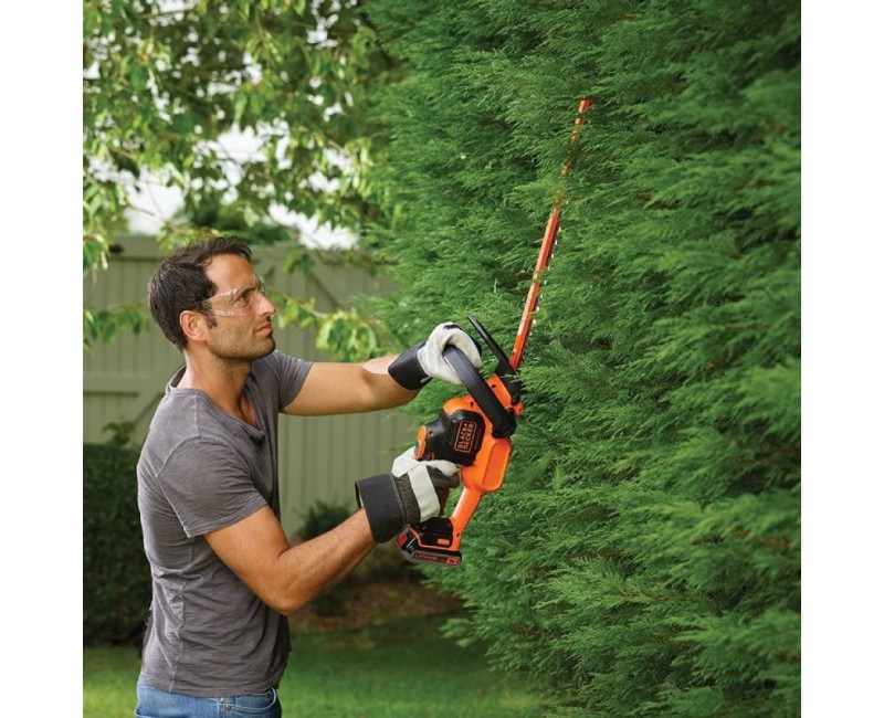 Dzīvžoga šķēres BLACK+DECKER 18 V akumulatora 45 cm, bez akumulatora un lādētāja GTC18452PCB-XJ