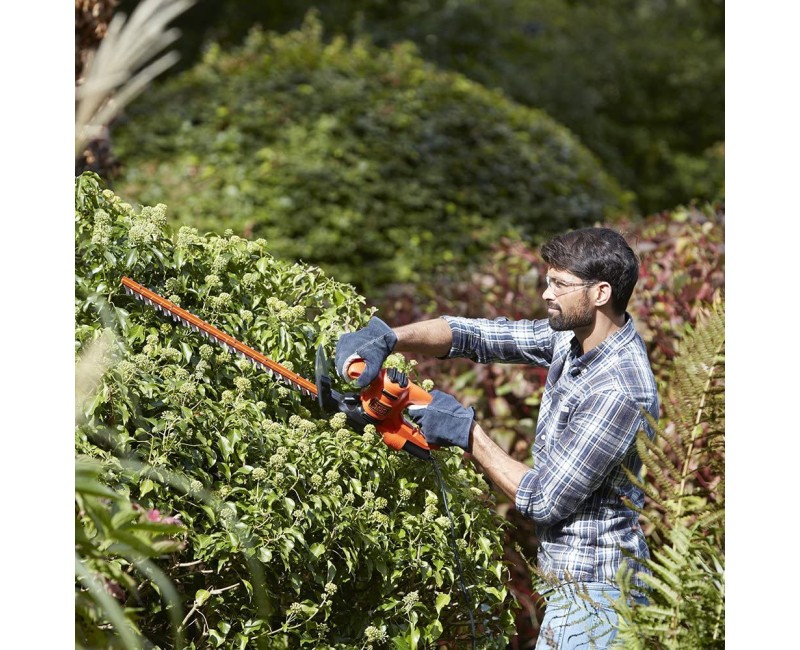 Dzīvžoga šķēres BLACK+DECKER  45 cm, 420 W BEHT201-QS