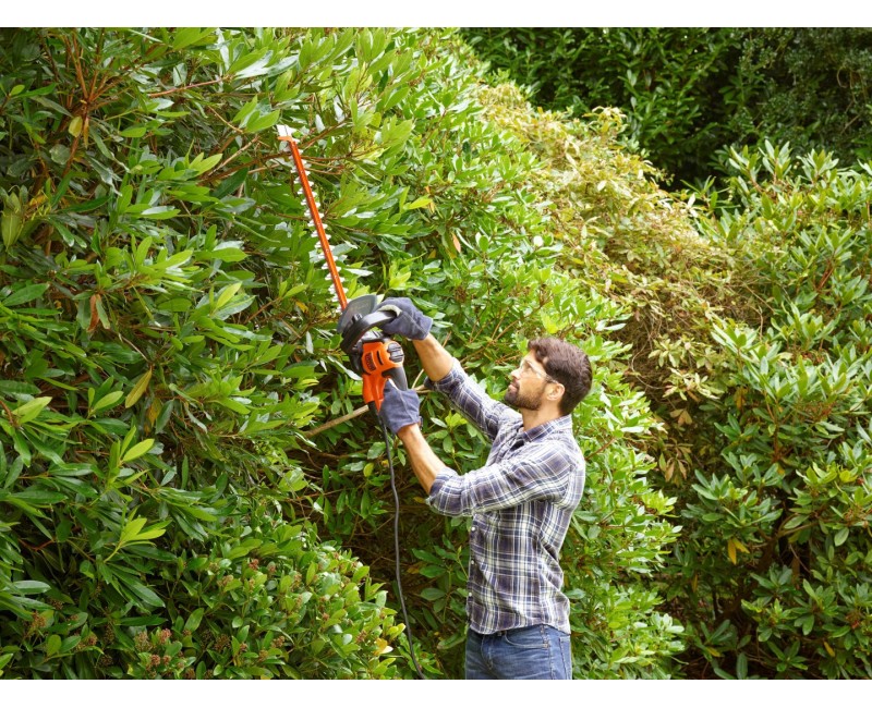 Dzīvžoga šķēres BLACK+DECKER 60 cm, 500 W BEHTS451-QS