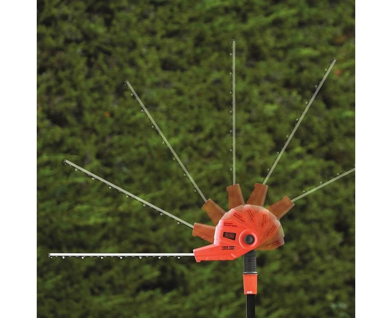 Dzīvžoga šķēres BLACK+DECKER Teleskopiskās 51 cm, 550 W PH5551-QS