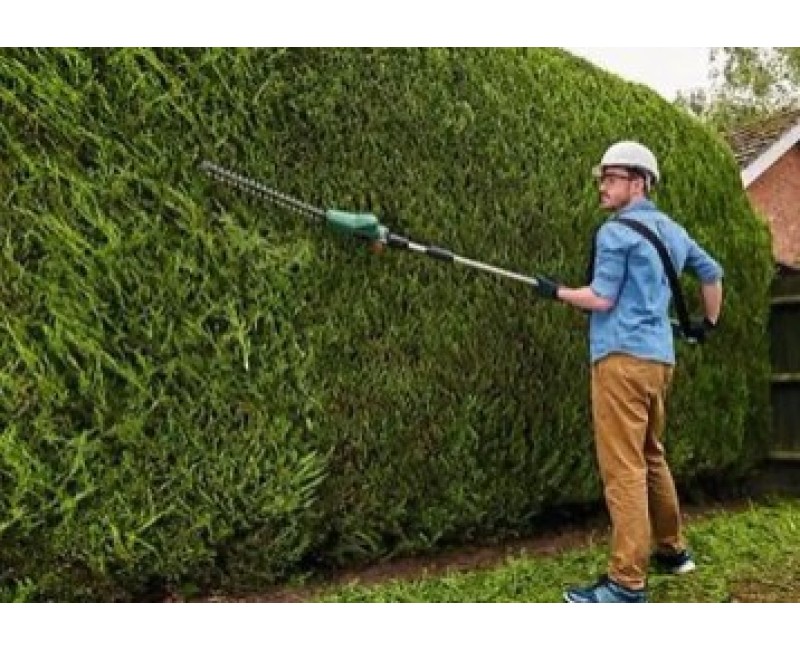 Gyvatvorių žirklės Bosch 18 V akumuliatorinės, 43 cm, 1 x 2,5 Ah akumuliatorius, įkroviklis 06008B3000
