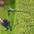 Gyvatvorių žirklės Bosch 18 V akumuliatorinės, 43 cm, 1 x 2,5 Ah akumuliatorius, įkroviklis 06008B3000