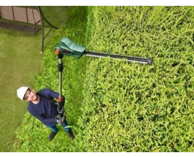 Gyvatvorių žirklės Bosch 18 V akumuliatorinės, 43 cm, 1 x 2,5 Ah akumuliatorius, įkroviklis 06008B3000