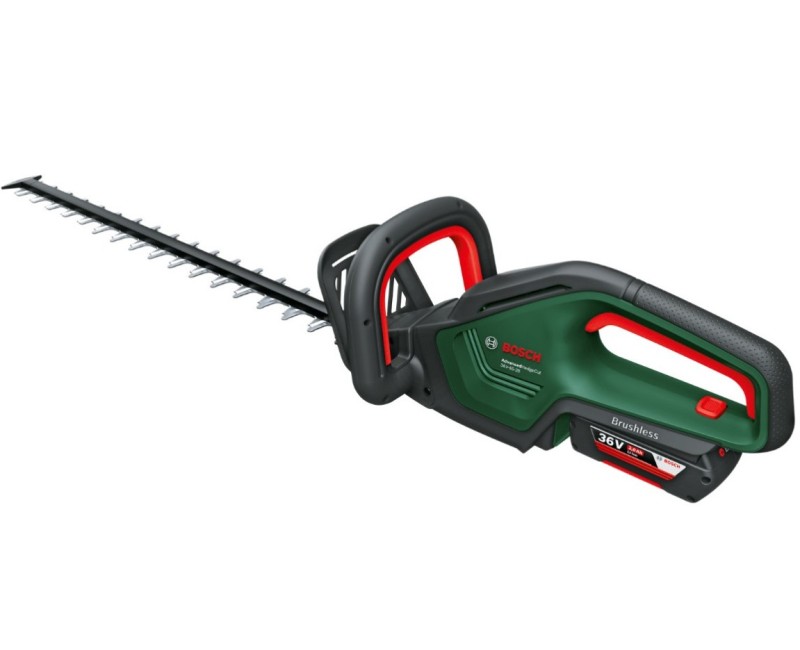 Dzīvžoga šķēres Bosch 36 V akumulatora 65 cm, 1 x 2,0 Ah akumulators, lādētājs 060084A300