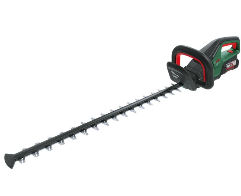 Dzīvžoga šķēres Bosch 36 V akumulatora 65 cm, 1 x 2,0 Ah akumulators, lādētājs 060084A300