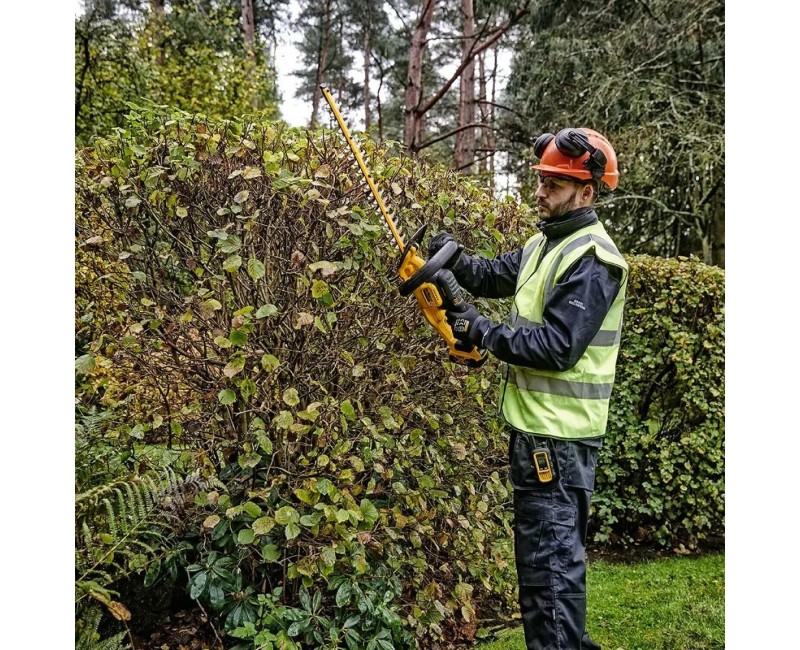 Dzīvžoga šķēres DeWALT 18 V akumulatora 55 cm, bez akumulatora un lādētāja DCMHT562N