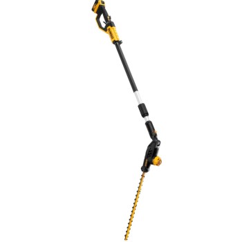 Dzīvžoga šķēres DeWALT 18 V akumulatora ar garu rokturi, 1 x 5,0 Ah XR akumulators, DCMPH566P1 lādētājs