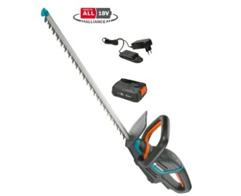 Кусторез Gardena 18 В беспроводной ComfortCut 60/18 В P4A, 60 см, 1 аккумулятор P4A PBA 2,5 Ач, зарядное устройство 14731-20