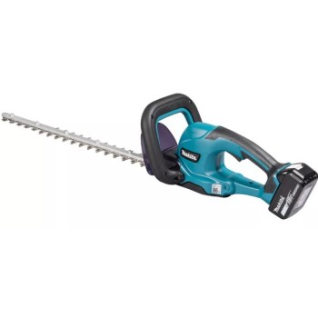 Dzīvžoga šķēres Makita 18 V akumulatora 60 cm, 1 x 5,0 Ah LXT akumulators, DUH607RT lādētājs