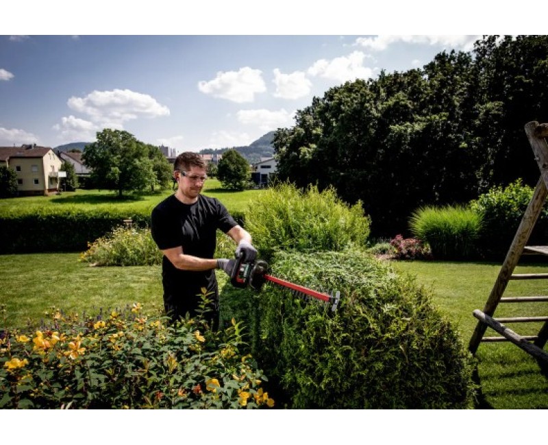 Dzīvžoga šķēres Metabo 18 V akumulatora 55 cm, 2 x 2,0 Ah Li-Power akumulatori, lādētājs 601718500