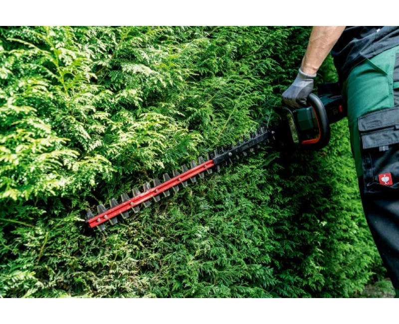 Dzīvžoga šķēres Metabo 18 V akumulatora 65 cm, bez akumulatora un lādētāja 601723850