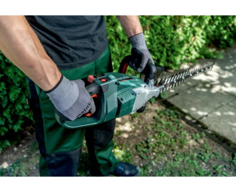 Dzīvžoga šķēres Metabo 18 V akumulatora 75 cm, bez akumulatora un lādētāja 601724850