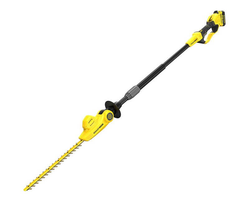 Dzīvžoga šķēres Stanley 18 V akumulatora 45 cm, 1 x 4,0 Ah akumulators, lādētājs SFMCPH845M1-QW