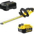 Dzīvžoga šķēres Stanley 18 V akumulatora 65 cm, 1 x 4,0 Ah akumulators, lādētājs SFMCHT855M1-QW
