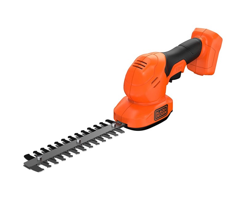 Krūmu un zāles šķēres BLACK+DECKER 3,6 V akumulatora, bez akumulatora un lādētāja BCSS18B-XJ