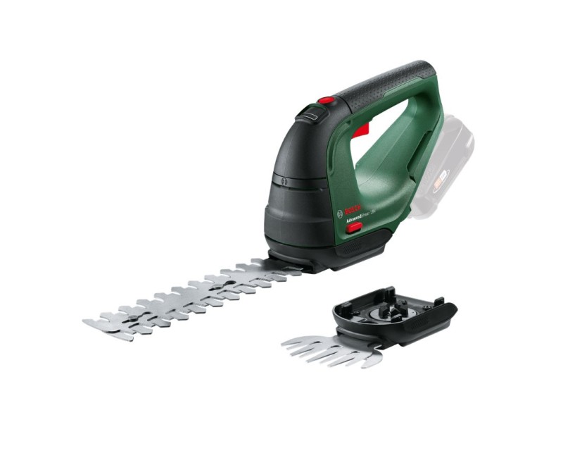 Krūmu un zāles šķēres Bosch 18 V akumulatora, bez akumulatora un lādētāja 0600857001