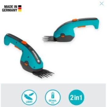 Кусторез Gardena ClassicCut Li 3,6 В, Аккумуляторный, со встроенным аккумулятором и зарядным устройством 9884-20