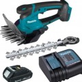 Krūmu un zāles šķēres Makita 18 V akumulatora, 1 x 1,5 Ah LXT akumulators, lādētājs DUM111SYX