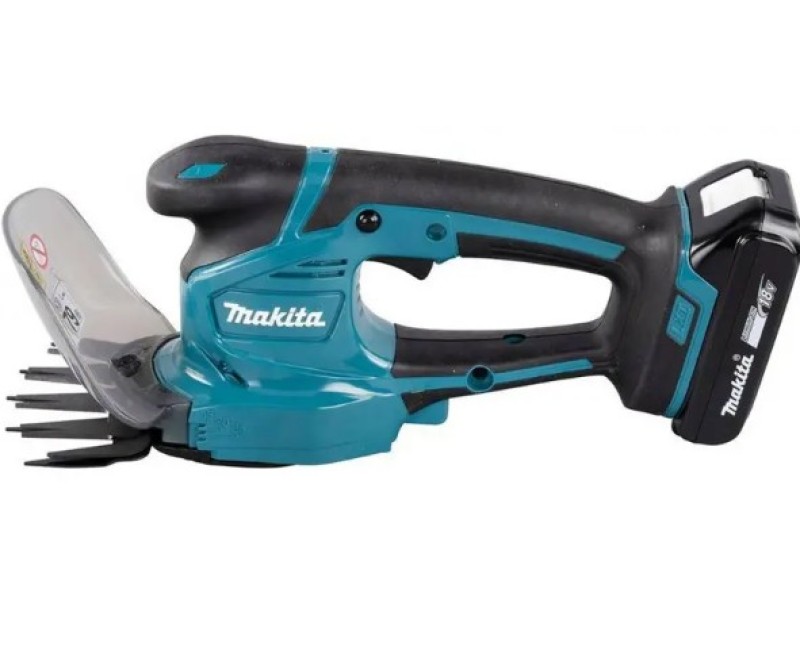 Krūmu un zāles šķēres Makita 18 V akumulatora, 1 x 1,5 Ah LXT akumulators, lādētājs DUM111SYX