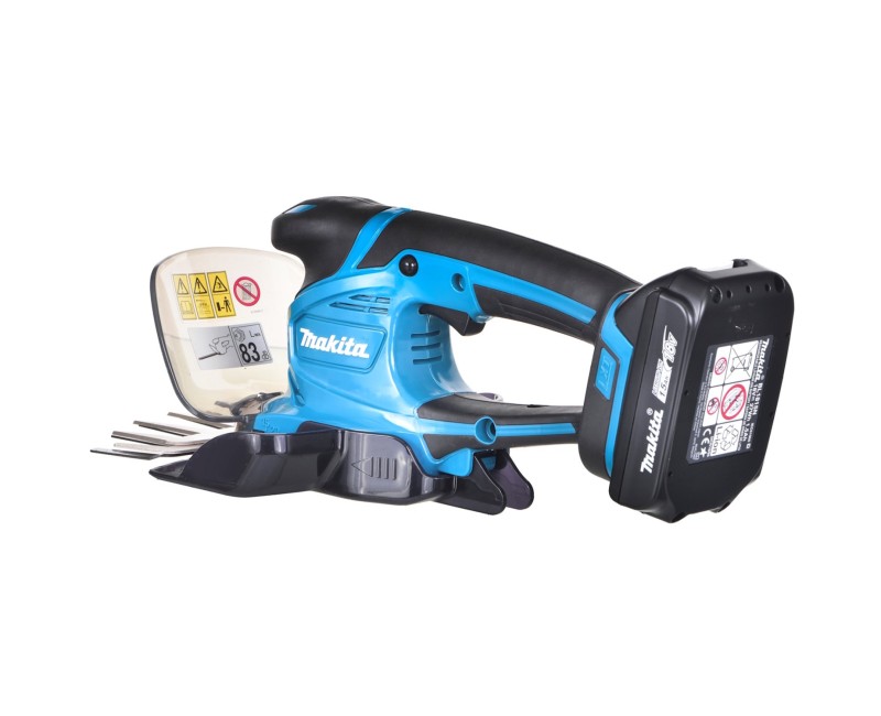 Krūmu un zāles šķēres Makita 18 V akumulatora, 1 x 1,5 Ah akumulators, lādētājs DUM604SYX