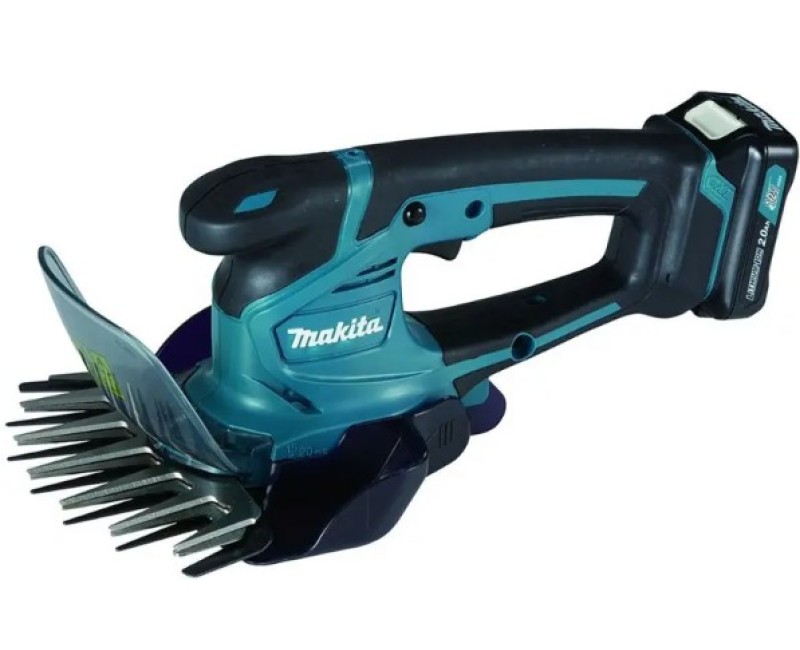 Krūmu un zāles šķēres Makita dārza tehnika 12 V akumulatora, 1 x 2,0 Ah CXT akumulators, UM600DSAE lādētājs