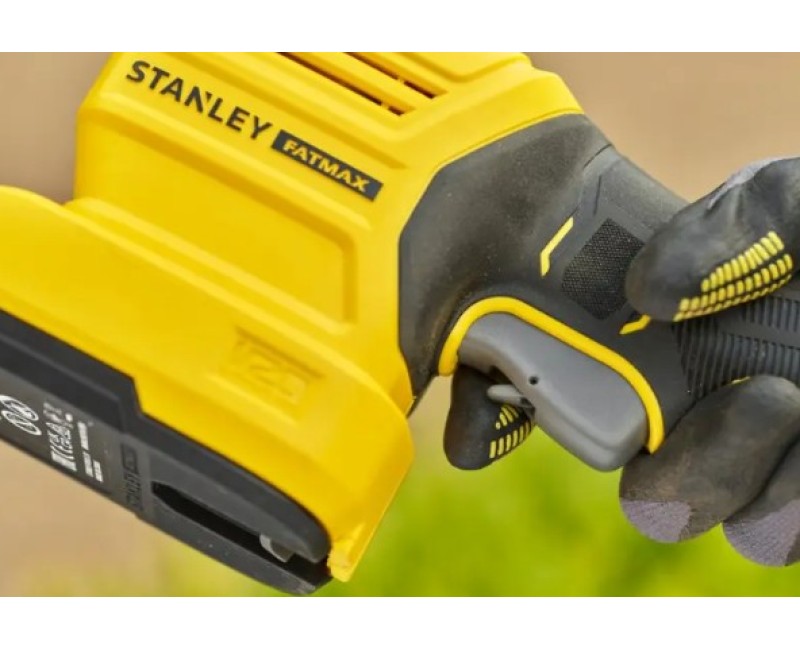 Krūmu un zāles šķēres Stanley 18 V akumulatora, 1 x 2,0 Ah akumulators, lādētājs STCSS20D1-QW