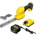 Krūmu un zāles šķēres Stanley 18 V akumulatora, 1 x 2,0 Ah akumulators, lādētājs STCSS20D1-QW