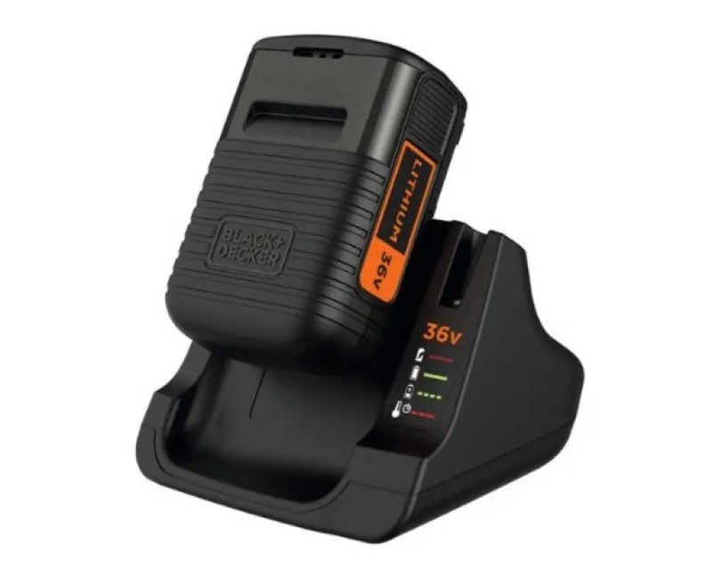 Įkroviklis BLACK+DECKER ir 1 x akumuliatorius 36 V 2,0 Ah BDC2A36-QW