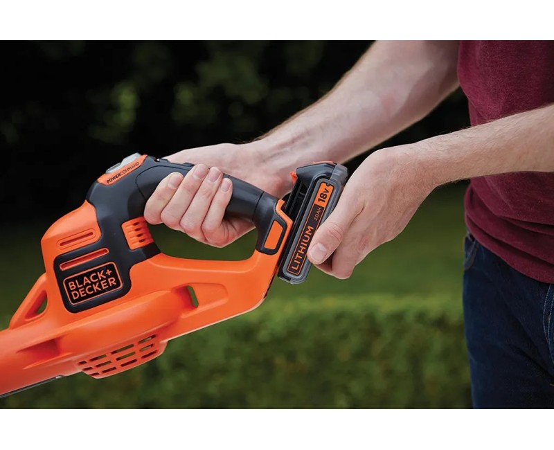 Lapu Pūtējs BLACK+DECKER 18 V akumulatora, bez akumulatora un lādētāja GWC1820PCB-XJ
