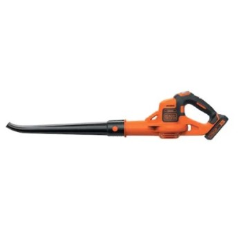 Lapu Pūtējs BLACK+DECKER 18 V akumulatora lapu pūtējs, 1 x 2,0 Ah akumulators, lādētājs GWC1820PC-QW