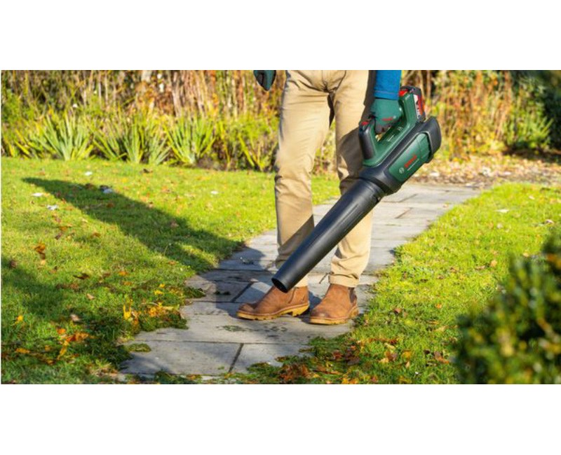 Воздуходувка Bosch 36 В, Аккумуляторная, 1 аккумулятор 2,0 Ач, зарядное устройство 06008C6000