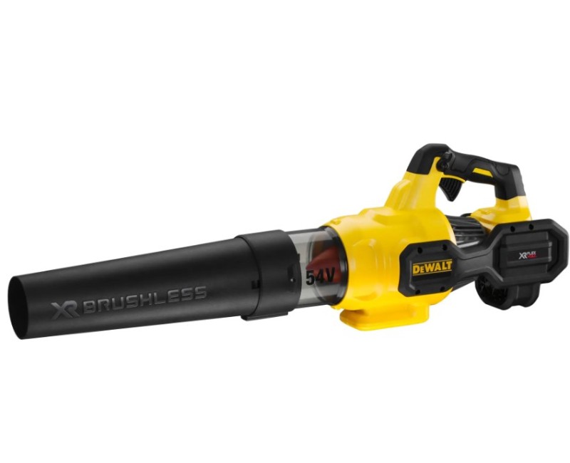 Lapu Pūtējs DeWALT 54 V akumulatora, 1 x 9,0 Ah FLEXVOLT akumulators, DCMBA572X1 lādētājs