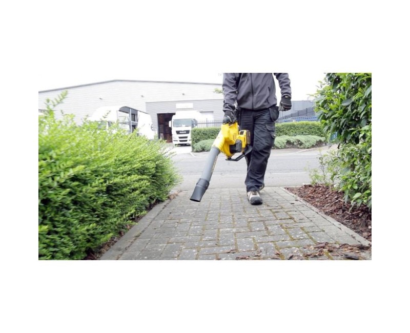 Lapų pūstuvas DeWALT 54 V akum., 1 x 9,0 Ah XR akum., DCM572X1 įkroviklis