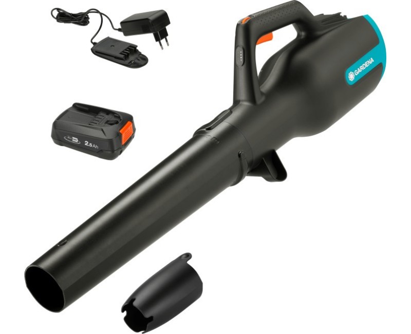Lapų pūstuvas Gardena 18 V akumuliatorius, PowerJet 18 V P4A, 1 x P4A PBA 2,5 Ah baterija, įkroviklis 14890-20