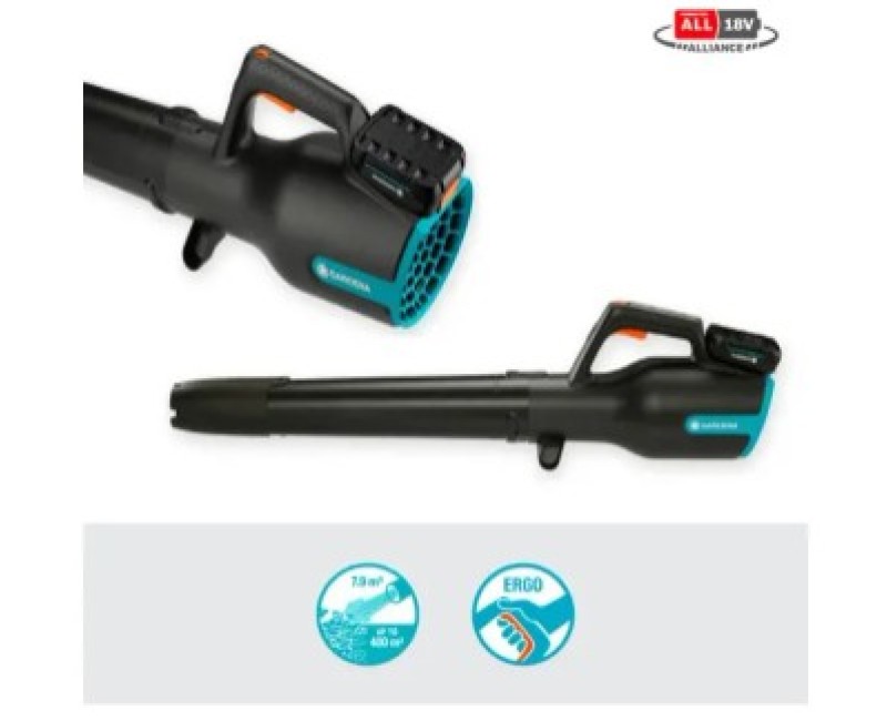 Lapu pūstuvas Gardena 18 V akumuliatorinis PowerJet 18V P4A, be akumuliatoriaus ir įkroviklio 14890-55