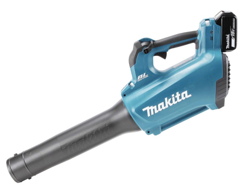 Akumuliatorinis lapų pūstuvas Makita 18 V, 1 x 5,0 Ah LXT akumuliatorius, DUB184RT įkroviklis