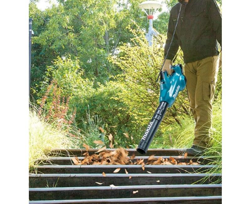 Lapu Pūtējs Makita 18 V akumulatora, 4 x 5,0 Ah LXT akumulatori, lādētājs DUB362PT4X