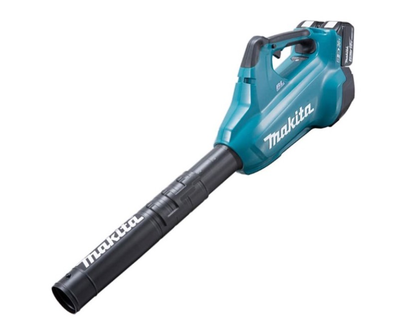 Lapu Pūtējs Makita 18 V akumulatora, 4 x 5,0 Ah LXT akumulatori, lādētājs DUB362PT4X