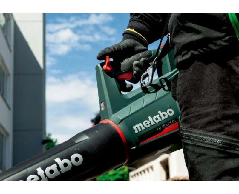 Lapu Pūtējs Metabo 18 V akumulatora, 2 x 5,2 Ah akumulatori, lādētājs 601607650