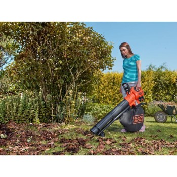 Lapu Pūtējs / Sūcējs BLACK+DECKER 36 V akumulatora 3in1, 1 x 2,5 Ah akumulators, lādētājs BCBLV3625L1-QW