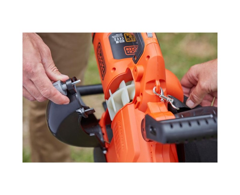 Lapu Pūtējs / Sūcējs BLACK+DECKER 36 V akumulatora 3in1, 1 x 2,5 Ah akumulators, lādētājs BCBLV3625L1-QW