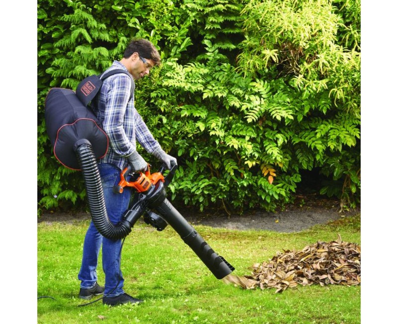 Lapu Pūtējs / Sūcējs BLACK+DECKER Elektriskais 3in1, 3000 W BEBLV300-QS