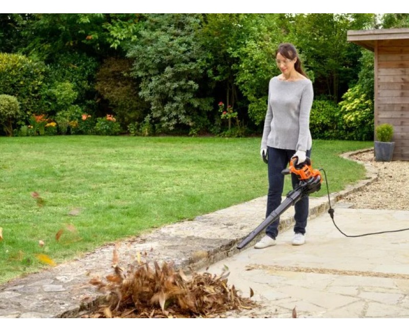 Lapu Pūtējs / Sūcējs BLACK+DECKER Elektriskais 3in1, ar grābekli, 3000 W BEBLV301-QS