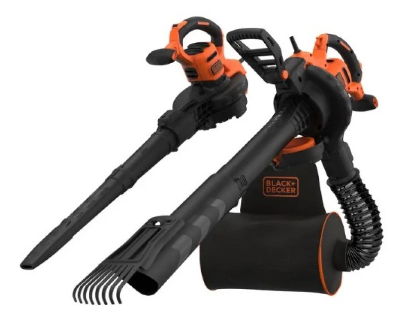 Lapu Pūtējs / Sūcējs BLACK+DECKER Elektriskais 3in1, ar grābekli, 3000 W BEBLV301-QS