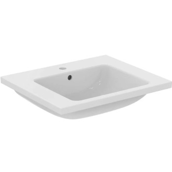 Mēbeļu izlietne Ideal Standard i.Life B 61x51 cm, ar pārplūdes atveri, jaucējkrānam, balta T460501
